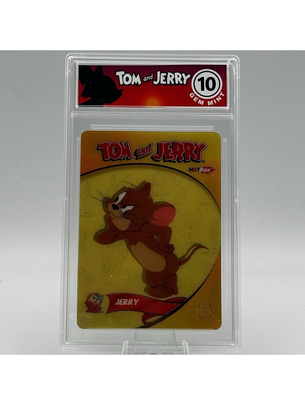 Jerry Tom And Jerry Hotbox Rookie Card Gem Mint 10 Graded By BDG Cartoon Network